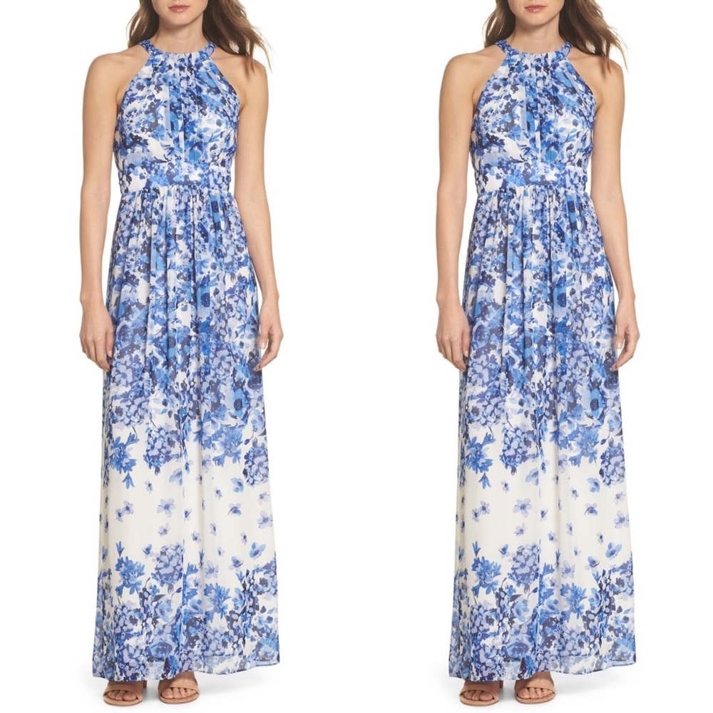 halter maxi dress